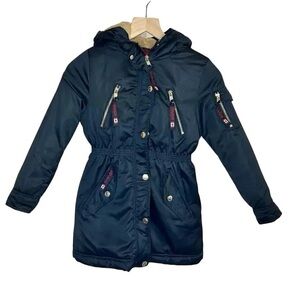 Canada Weathergear Black Faux Fur Hood & Trim Child Size 7/8/Small